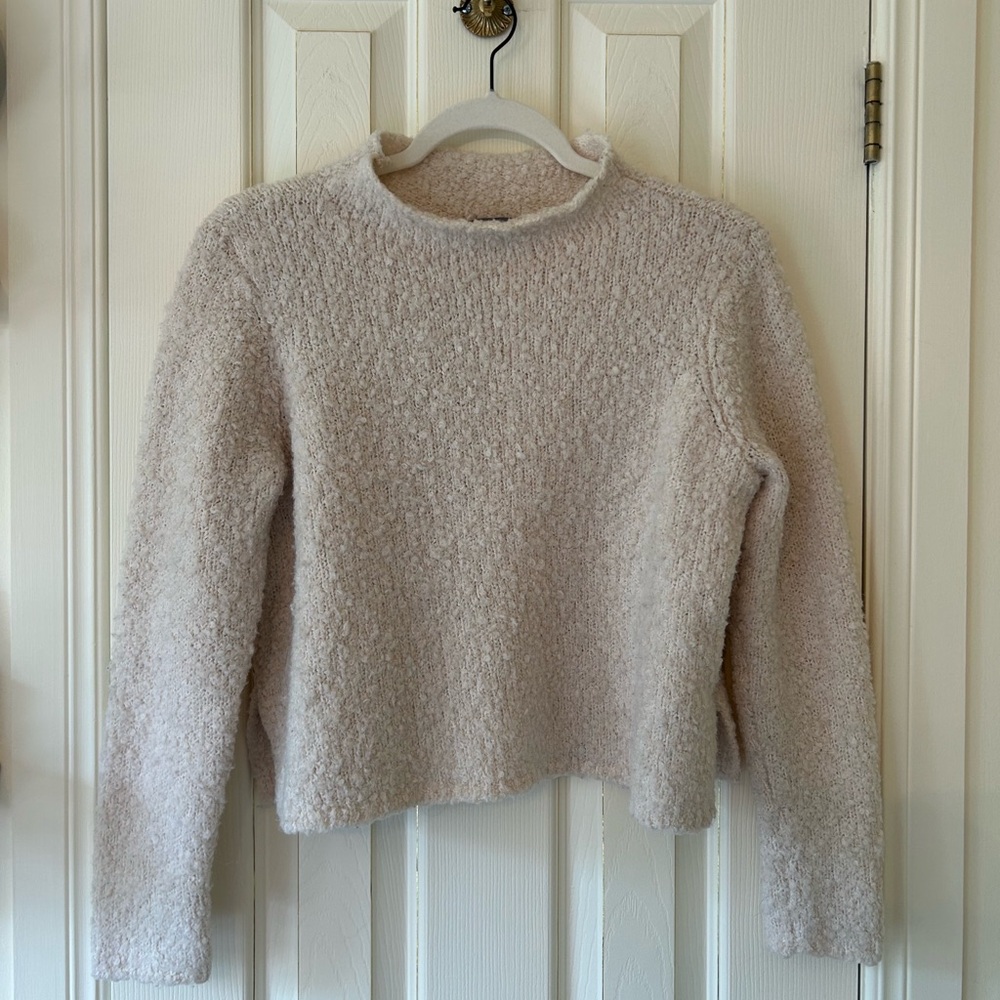 Aerie Cozy Cream Turtleneck Sweater